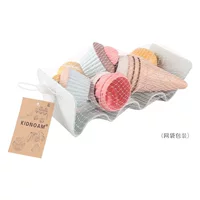 Детский игровой домик DIY моделирование модель мороженого игрушка Пшеница оранжевая солома материал игрушка торт еда игрушка