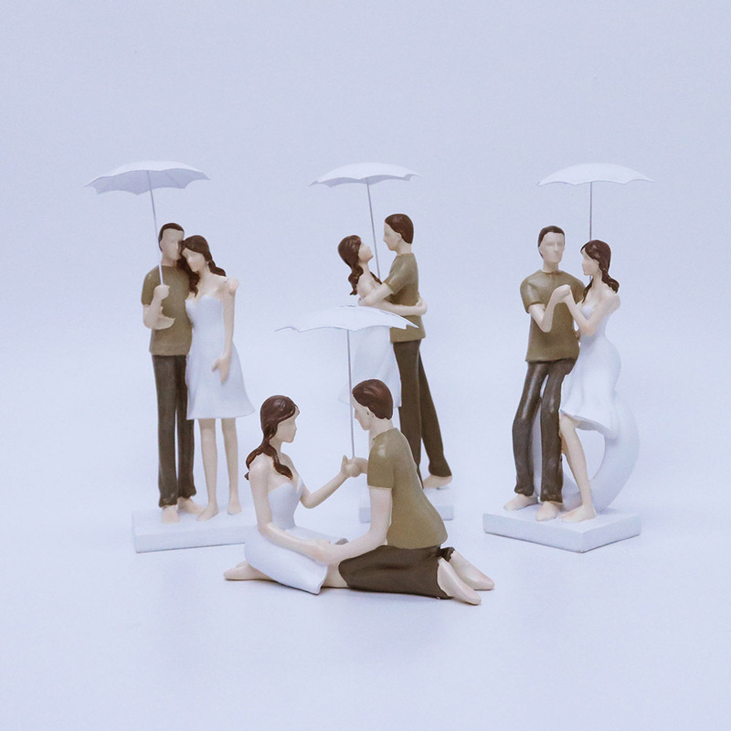 Cross-Border Wedding Gifts, Couple Figures, Resin Ornaments, Modern Minimalist Home Decorations, Nordic Creative Ornaments