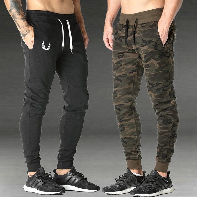 Muscle Boy Spring and Autumn Men's Training Pants Slim-fit Sports Casual Running Nui Stretch Pants Fitness Trousers