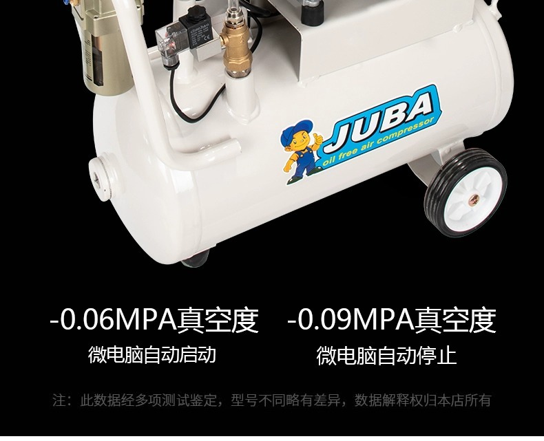 Hurricane Vacuum Pump Oil-Free Air Compressor Industrial Negative Pressure Pump Laboratory High-Power Air Pump Compressor