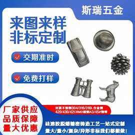 东莞不锈钢304/316饰品配件异性疑难件加工定制精密铸造厂家直供