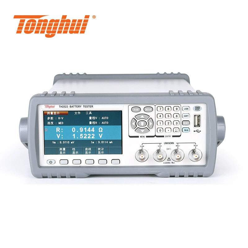 Tonghui TH2523 тестер батареи Измеритель внутреннего сопротивления батареи TH2523A Тестер низкого сопротивления переменного тока