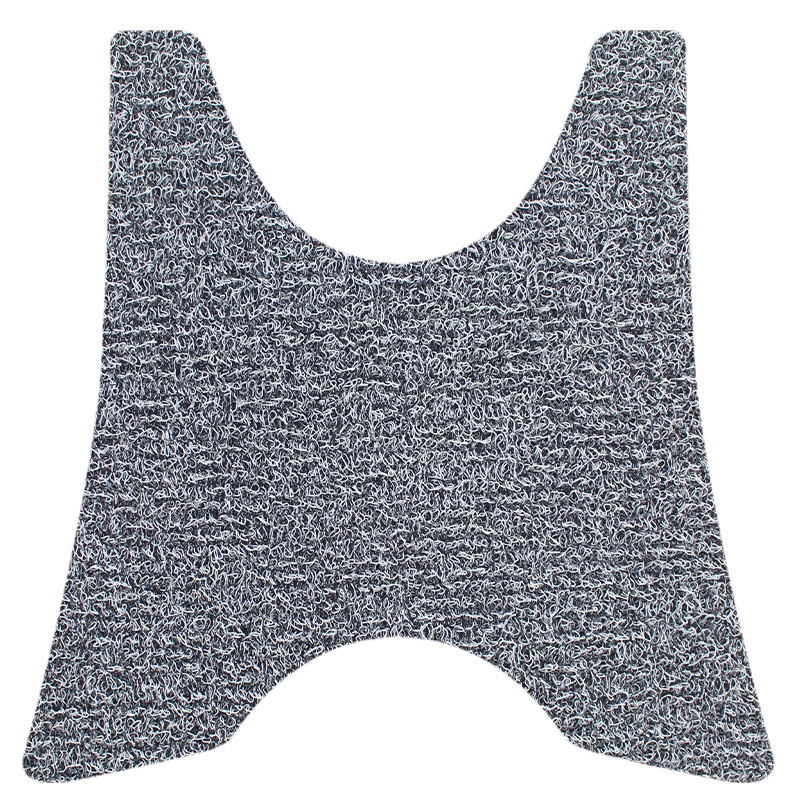 검정색과 회색 실크 후프 풋 패드