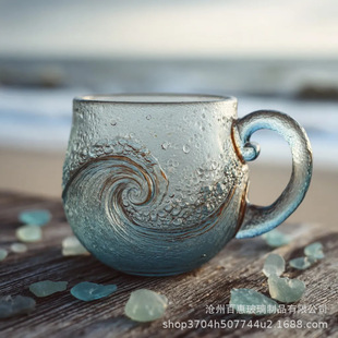 �羳��Ʒ���˲������ֹ�����Handmade ocean wave glass�S�����l