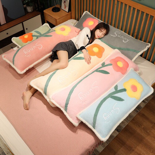 BB4C Wholesale Bedside Cushion Rectangular Pillow Girls Sleeping Leg Pillow Large Backrest Sofa Pillow