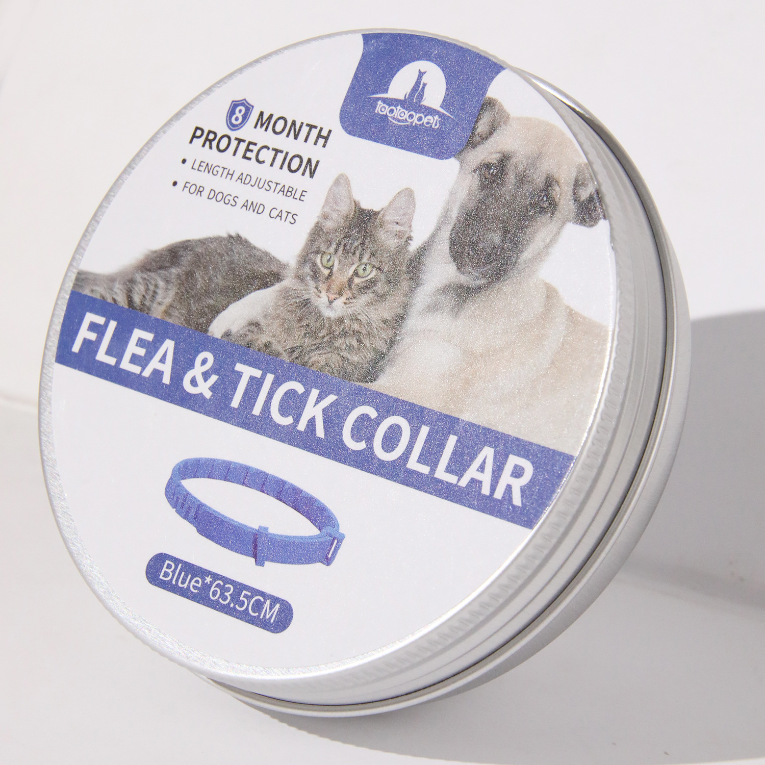 Caja de aluminio azul