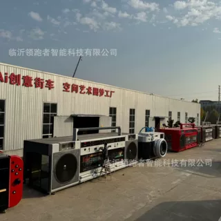 80年代 网红巨型照相机景区公园创意打卡摆件大型相机咖啡餐车