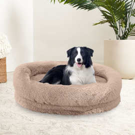 狗窝宠物床垫猫窝狗床宠物垫长毛绒冬季保暖舒适窝垫可拆洗狗垫子
