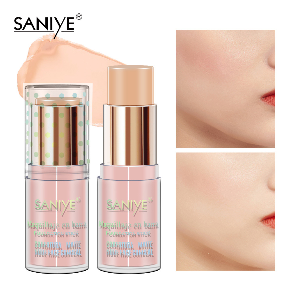 SANIYE Cross border goods in stock Concealer stick foundation Oil control natural quarantine Concealer bb Replenish water Long Moisture