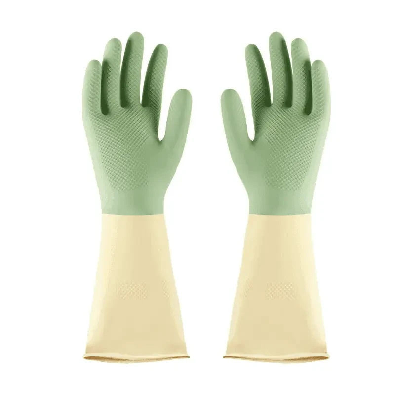 Guantes caseros gruesos impermeables de mujer cocina duradera lavavajillas lavavajillas cepillo de platos guantes de limpieza de lavandería caseros cepillo de platos hombre