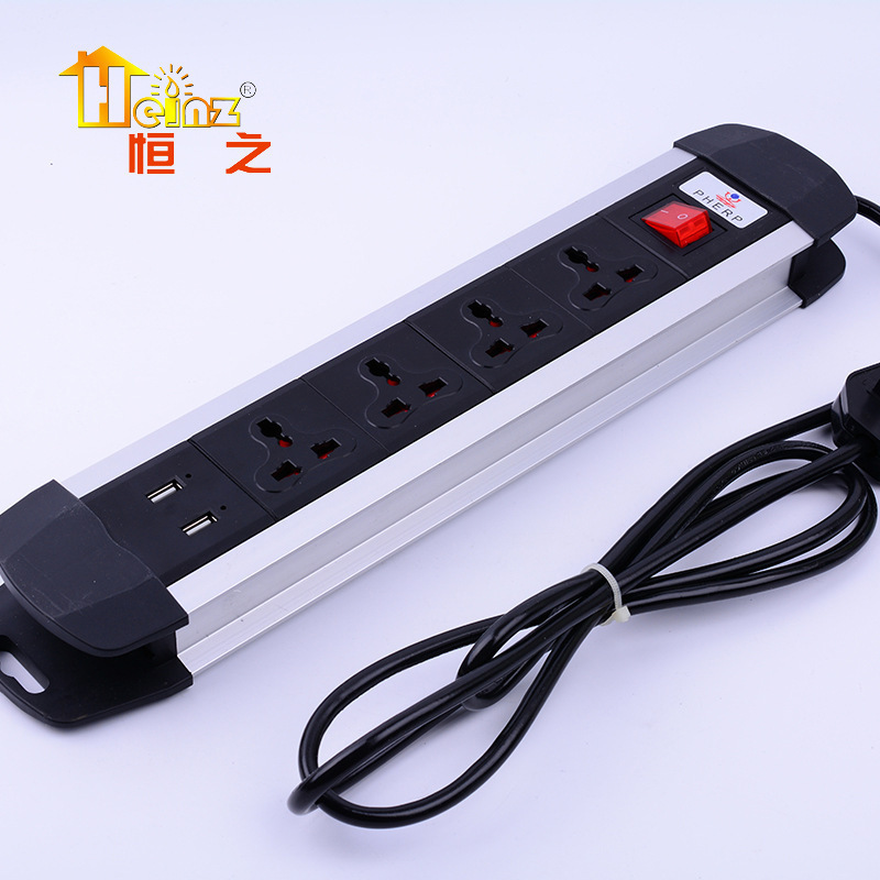 Gabinete de aleación de aluminio con interruptor y puerta a prueba de rayos PDU enchufe de alimentación fabricantes