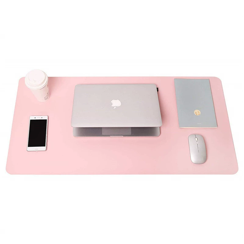 Polyurethane Double-Sided Mouse Pad — Two-Tone Desk Mat, Multi-Size Customizable