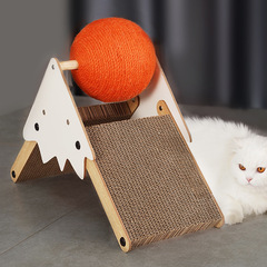 雪山劍麻貓抓球貓抓板耐磨不掉屑立式大號耐抓貓爪板貓咪抓板玩具