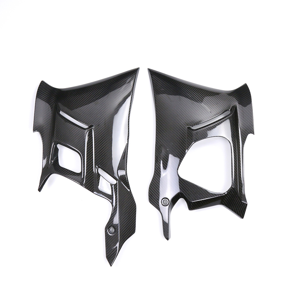 Suitable for new YAMAHA YAMAHA R3 lower spoiler carbon fiber shell motorcycle accessories lower large side plate