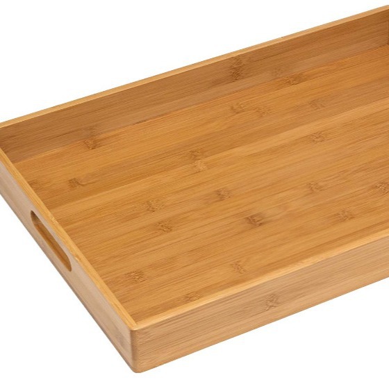 工厂直供实木竹托盘咖啡点心早餐晚餐木制托盘