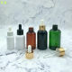 30ml60ml80ml round shoulder oil bottle 100ml150ml glass dropper bottle cosmetic skin care bottle