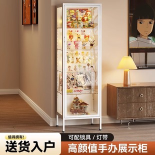 Hand-made Cabinet Lego Glass Display Cabinet Blind Box Hand-made Building Blocks Transparent Bubble Mart Home Toy Display Cabinet