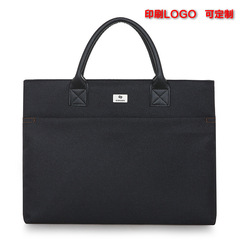 Source manufacturer men's computer bag Small business fashion trend briefcase casual large capacity handbag