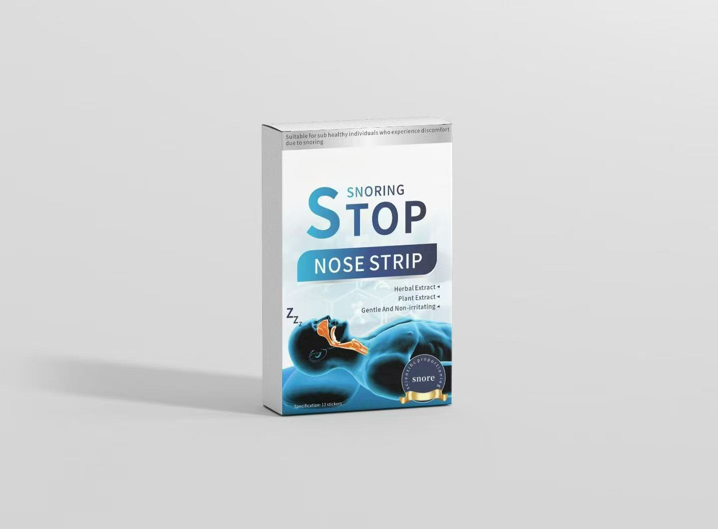 Moxa Sleep and Snore Relief Patch Nanyang Mugwort Breathing Support Sticker 12 Patches Per Box key features