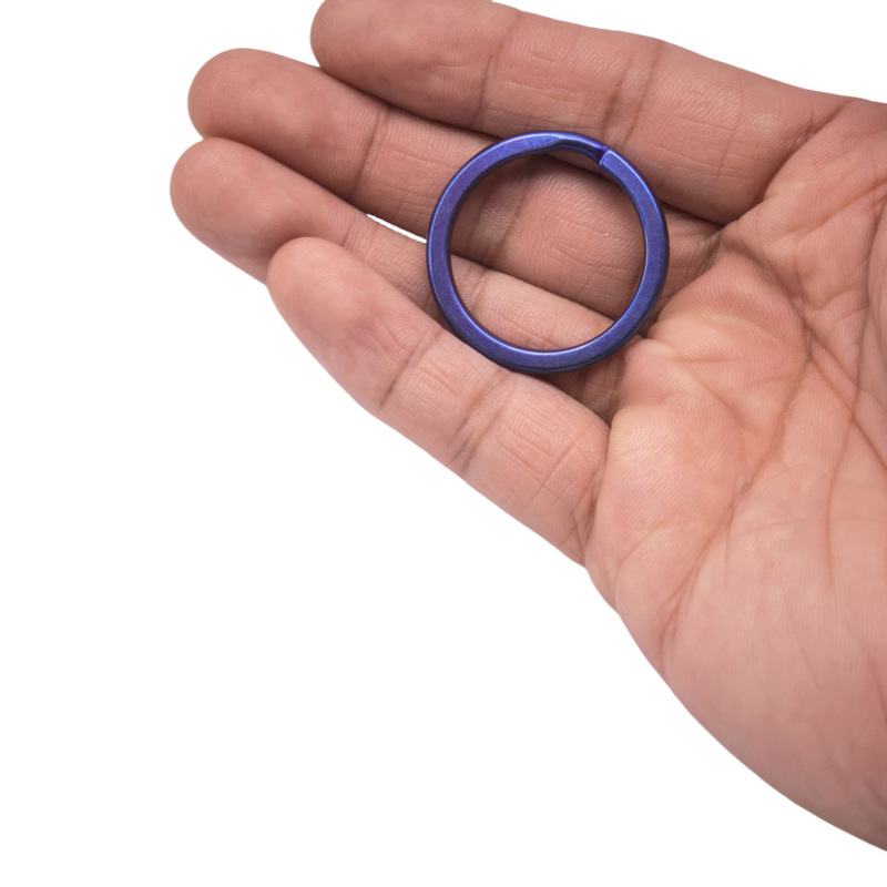チタン合金キーホルダーキーリング純チタンキーホルダーメーカー卸売り10-35mm多目的錆びないリング|undefined
