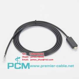 USB 3.1 Type C转RJ12串口电缆USB转RS232串口线带原装FTDI芯片