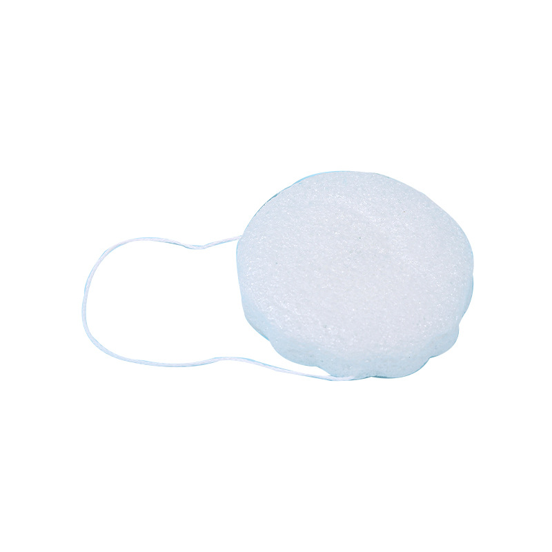 Fábrica de esponja de konjac personalizada esponja de lavado facial esponja de limpieza facial limpieza de material vegetal degradable a granel