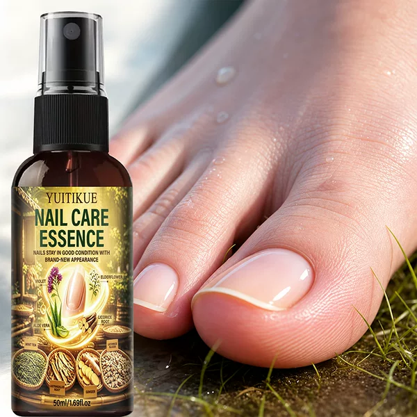 Traditional Herbal Nail Care Spray: Gentle Repair for Dull and Thickened Toenails, Nourishing Pre-Manicure Care Essence Spray