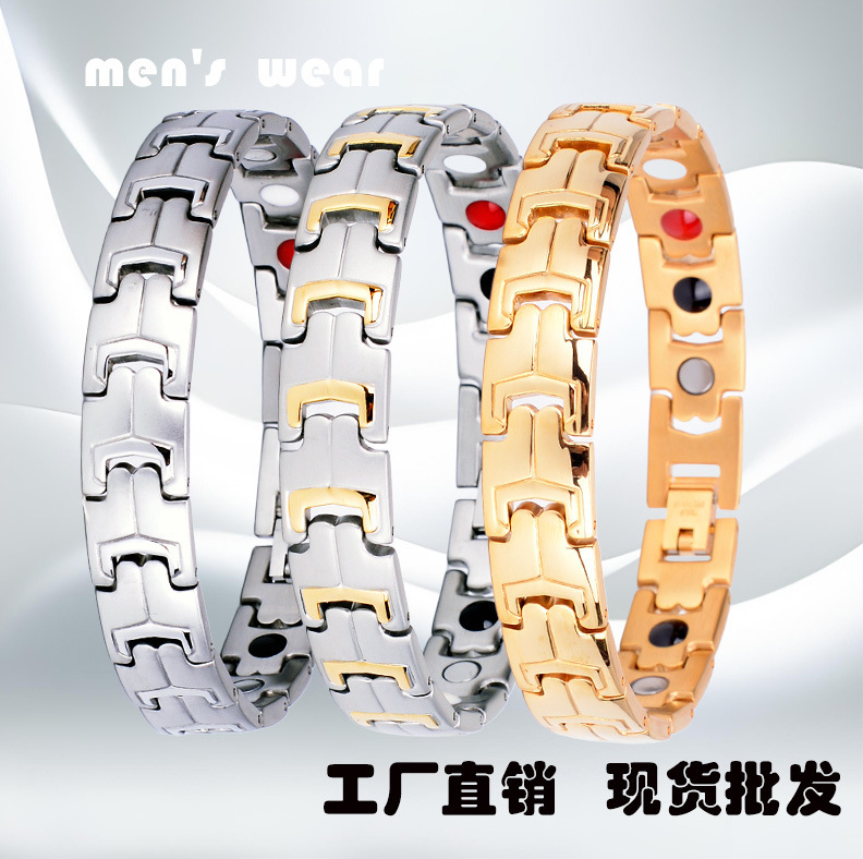 Titanium art Xuan stainless steel bracelet men TY401 titanium steel jewelry factory direct spot wholesale e-commerce Titanium art Xuan stainless steel bracelet men TY401 titanium steel jewelry factory direct spot wholesale e-commerce