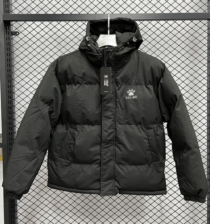 Invierno NK bordado chaqueta fluorescente de béisbol de algodón París grueso chaqueta de algodón con capuchón de fútbol abrigo cálido