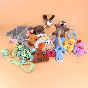 Nibble-Resistant Dog Toys, Teeth Cleaning, Plush Dog Toys, Cute Cartoon Pet Toys, Drop Shipping