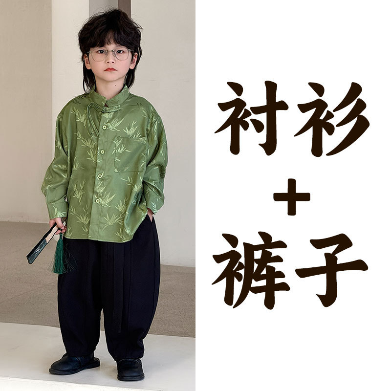 312 зеленая рубашка + 25123 черные брюки с вымпелом