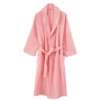 Double -layer gauze pink lapel