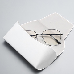 Manufacturer stylish and fashionable portable nearsighted handmade eyeglass case, sunglass case, high-end leather iron box, logo printing available