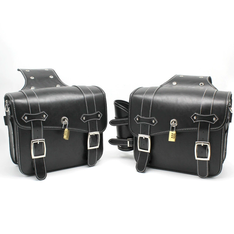 Трансграничная ретро кожаная мотоциклетная седельная сумка Crazy Horse, водонепроницаемая мотоциклетная Боковая Сумка
