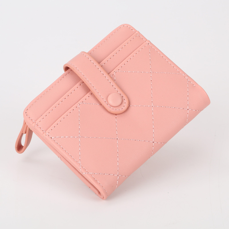 2025 Autumn New Side Zipper Wallet Multi-Card Slot Short Women's Card Holder Foreign Trade Clutch Wholesale Factory Now