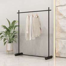 服装店展示架商用黑色简约服装架落地式网红店轻奢陈列架铁艺衣架