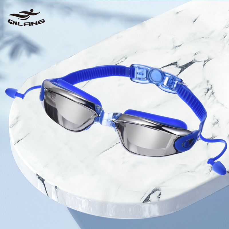 Gafas de Natación Profesionales para Adulto de PC, Impermeable y Antivaho, para Entrenamiento image 18