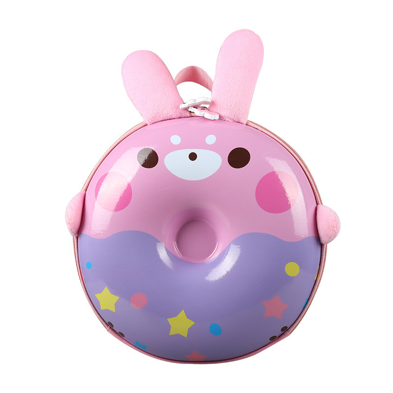 INS nuevo donut kindergarten schoolbag cáscara de huevo personalidad casual mochila para niños accesorios de viaje bolso de las niñas