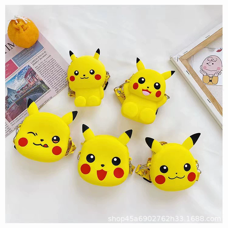 Cartoon silicone children's bag, small cute coins, custom-made