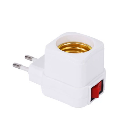 Уплотненный держатель лампы с выключателем головки лампы розетка E27 лампочки дома с выключателем основание настенный разъем