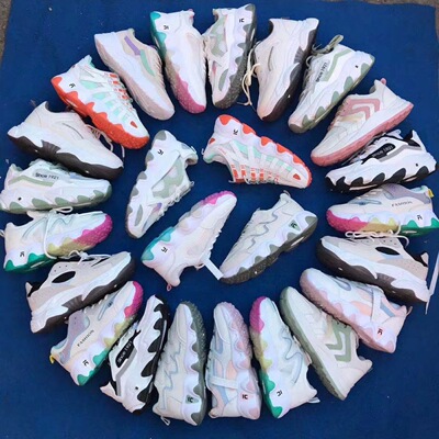 new pattern Women's Shoes Dual-network Leather Diddy Walking shoes Stock Poop wholesale live broadcast Foreign trade Night market Stall
