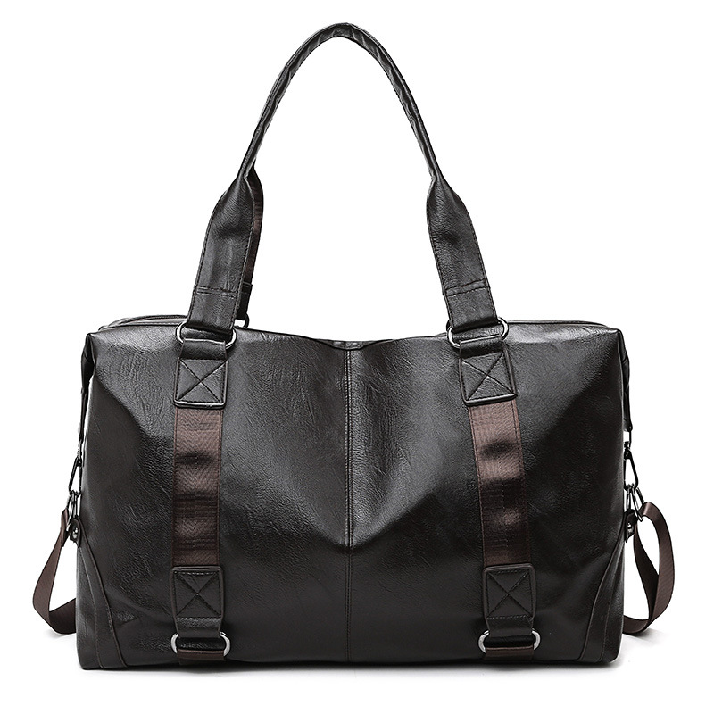 Transfronterizo nuevo estilo 2022 ocio de cuero suave bolsa de viaje de viaje bolsa de equipaje de almacenamiento de un solo hombro de gran capacidad bolsa de gimnasio al por mayor