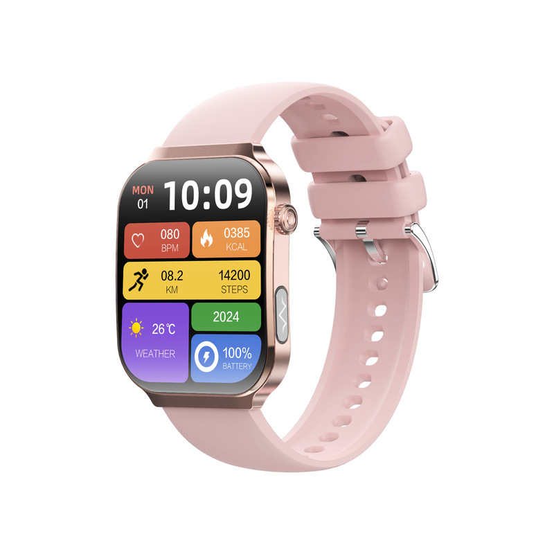 New U21 Smart Watch 3D Curved Ecg+Ppg Ecg Blood Sugar Blood Lipids Hrv Health Monitoring Alipay