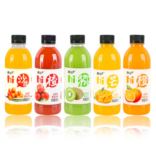 Wholesale 360ml*12 Bottles of Juice Drinks, Small Green Lime Juice with Multiple Flavors, Fruit Flavored Beverage, Full Carton, One-Time Shipping