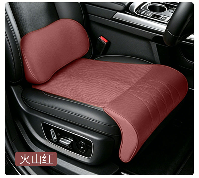 Cross-border 2026 Car Upgraded Seat Leg Rest Cushion with Integrated Gap Lumbar Support, Perforated for Breathability, Super Strong Leg Support