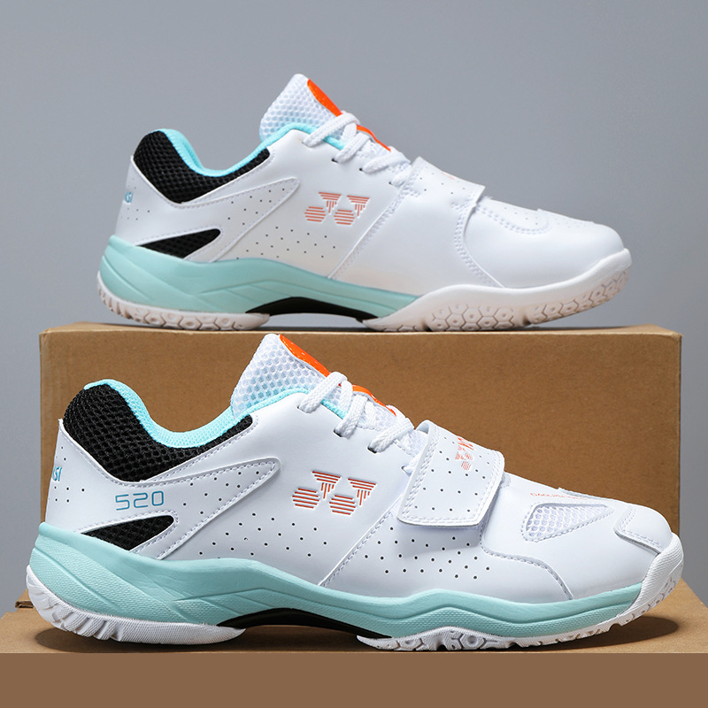 Otoño 2025 nuevos zapatos de bádminton zapatos de entrenamiento de absorción de impactos transpirables competencia profesional pareja zapatos deportivos zapatos casuales