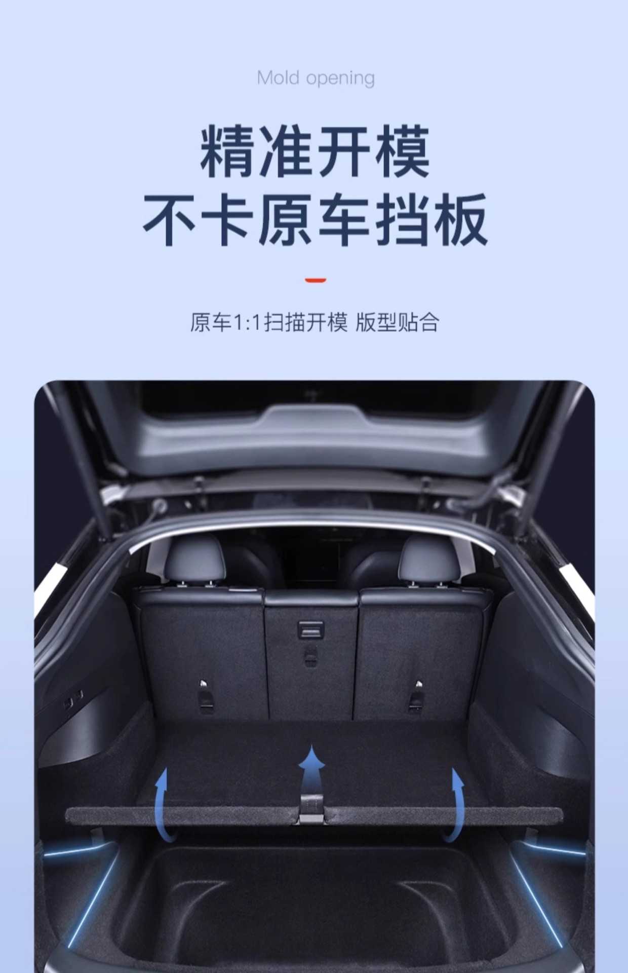 Suitable for Tesla's New Model 3/Y/Yl Trunk Storage Box, Full-Cover Door Storage Box on Both Sides