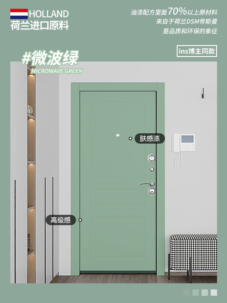 전자레인지 그린(보호필름+롤러+브러시+질감지+장갑 포함)-0.5kg