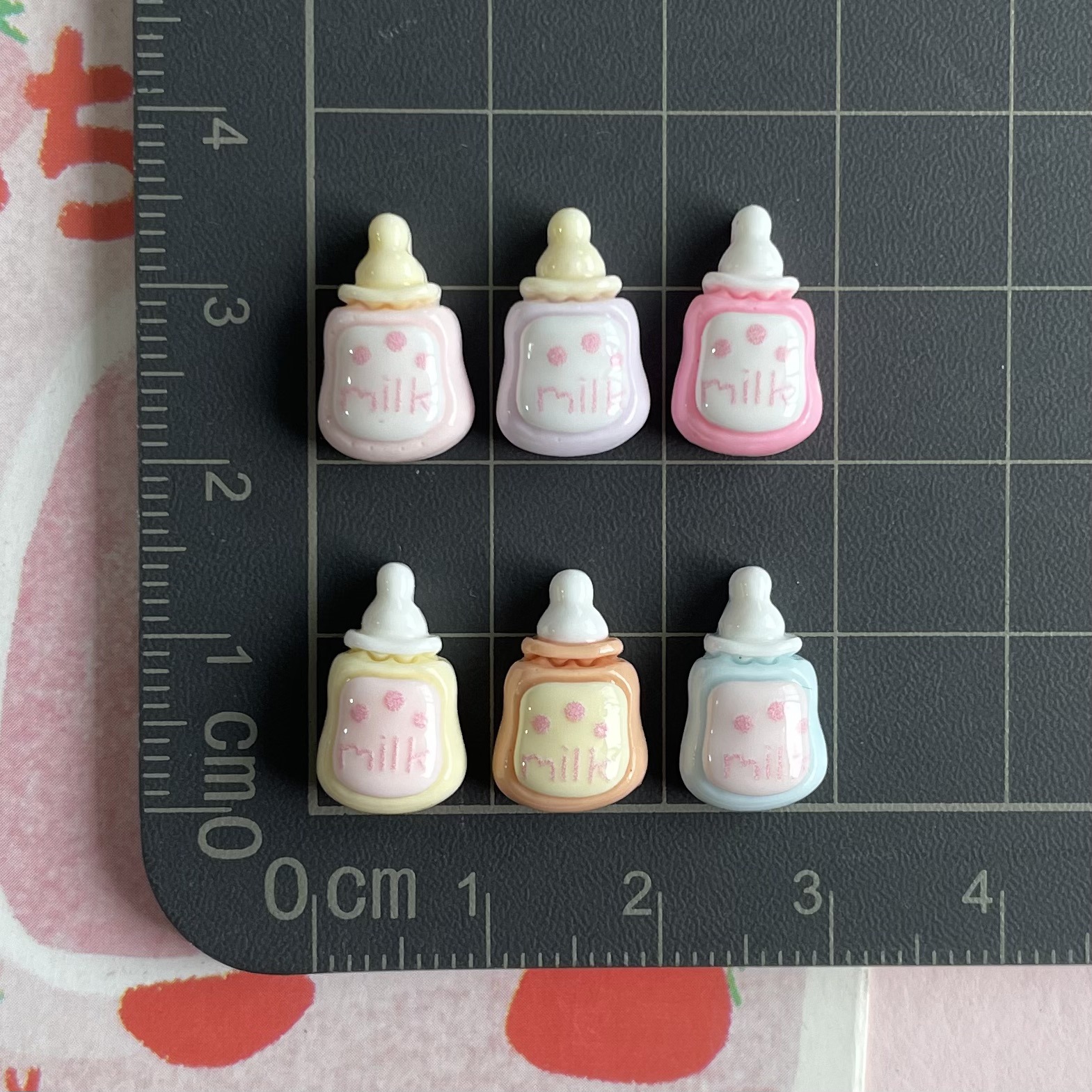 ミニトランペット猫爪アイスクリームケーキ愛哺乳瓶樹脂部品ヘアクリップクリームゴムアクセサリー食遊び材料