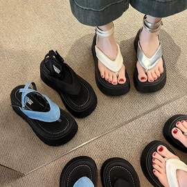 女式运动单鞋;女式皮靴;厚底拖鞋